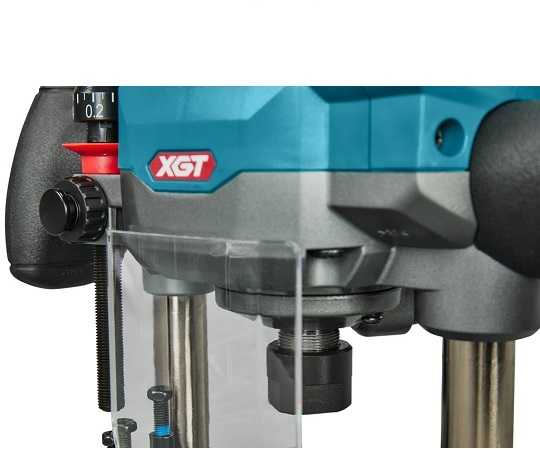 akumuliatorinė frezarka górnowrzecionowa 40V XGT Makita [RP001GM201] 2x4,0Ah