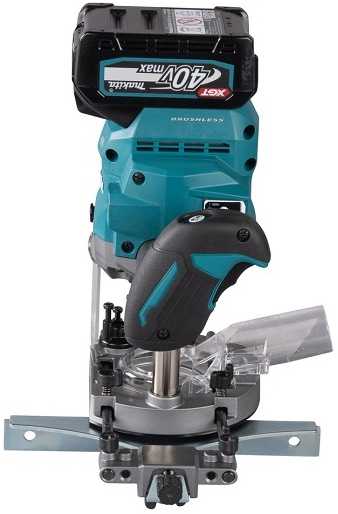 akumuliatorinė frezarka górnowrzecionowa 40V XGT Makita [RP001GM201] 2x4,0Ah