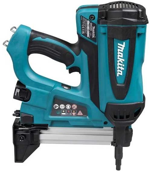 Akumuliatorinis / dujinis viniakalis Makita GN420CLSE; 7,2 V; 2x1,0 Ah akum.