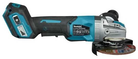 Makita GA044GZ Kampinis šlifuoklis XGT, 125MM, 0-8500RPM; bešepetėlinis variklis; elektrinis stabdys; AFT; AWS (be AWS lusto); reguliuojamas greitis 3,000 - 8,500RPM; X-LOCK; Svirtinis jungiklis; "Z" versija - komplektuojamas be akumuliatoriaus ir kroviklio
