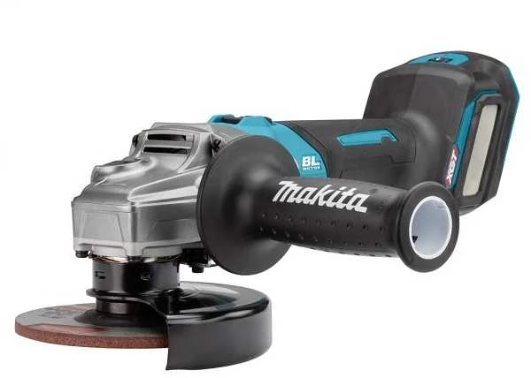 Makita GA023GZ Kampinis šlifuoklis XGT, 125MM, 0-8500RPM; bešepetėlinis variklis; elektrinis stabdys; AFT; AWS (be AWS lusto); reguliuojamas greitis; "Z" versija - komplektuojamas be akumuliatoriaus ir kroviklio