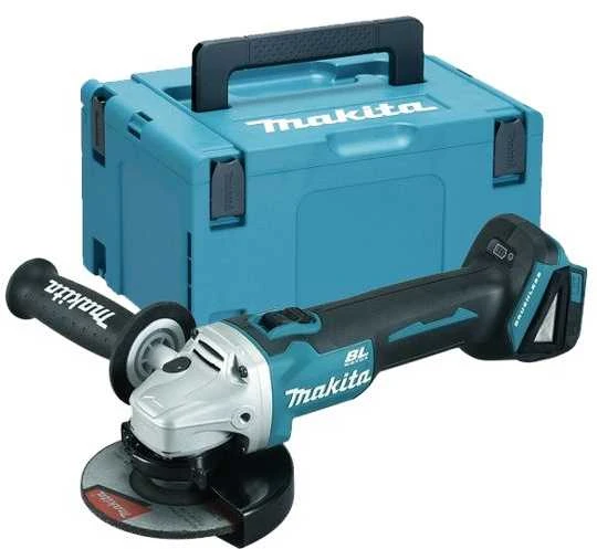 Makita Kampinis šlifuoklis DGA506ZJ, 18V, 125mm, be akumuliatoriaus ir kroviklio