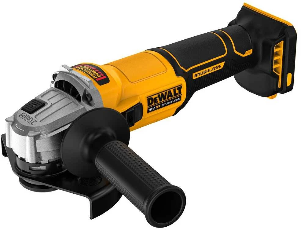DeWalt akumuliatorinis šlifuoklis 125mm įstrižinis vaizdas