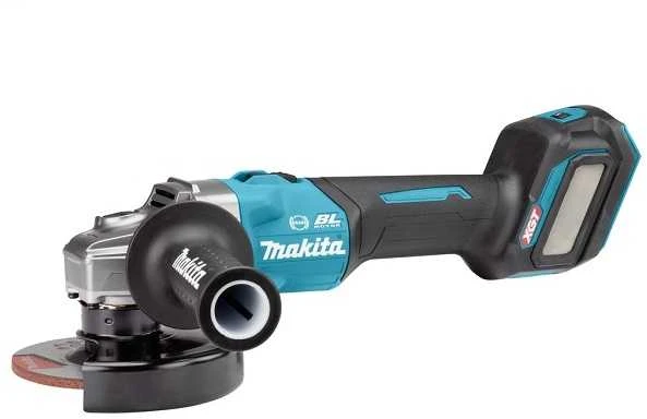 Makita GA023GZ Kampinis šlifuoklis XGT, 125MM, 0-8500RPM; bešepetėlinis variklis; elektrinis stabdys; AFT; AWS (be AWS lusto); reguliuojamas greitis; "Z" versija - komplektuojamas be akumuliatoriaus ir kroviklio