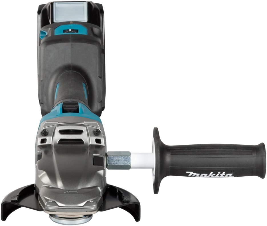Makita akumuliatorinis XGT® kampinis šlifuoklis su plokščiu reduktoriaus korpusu (GA055GZ01)