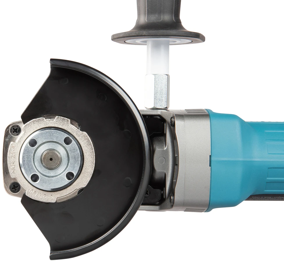 Makita akumuliatorinis XGT® kampinis šlifuoklis su plokščiu reduktoriaus korpusu (GA055GZ01)