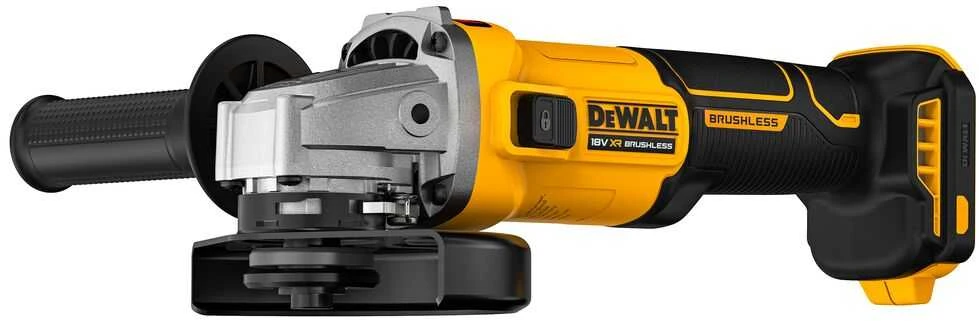 Dewalt 125 mm kampinis šlifuoklis, 18 V XR, be akumuliatoriaus, dėžutė