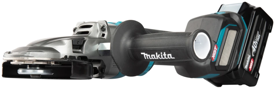 Makita akumuliatorinis XGT® kampinis šlifuoklis su plokščiu reduktoriaus korpusu (GA055GZ01)