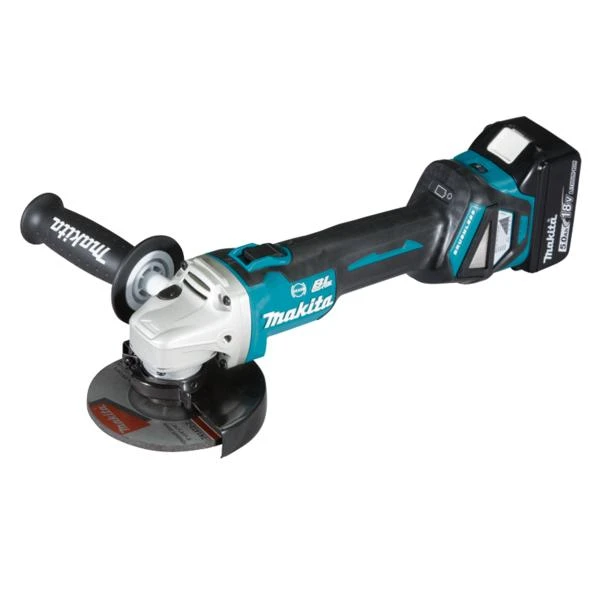 Makita DGA513 su 18V akumuliatoriumi ir diskine apsauga