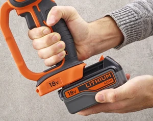 Black & Decker Juodas & Decker Juodas & Decker Juodas & Decker akumuliatorinis kampinis šlifuoklis BCG720M1 - 18Volt