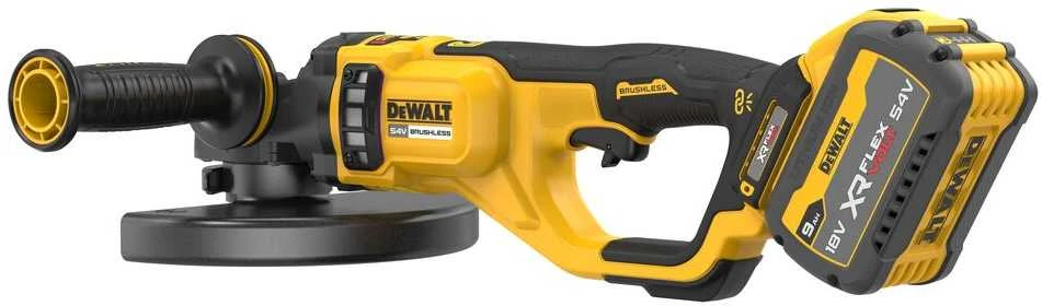 DEWALT KAMPINIS ŠLIFUOKLIS 230mm 54V FV DCG460X2 2×9/3,0Ah FLEXVOLT