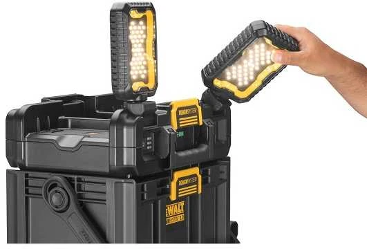Įrankių dėžė DeWalt DWST08061-1 + prožektorius