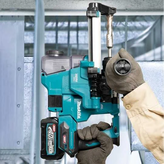 Makita HR010GZ Perforatorius XGT, 2,1 J, 20mm; 2,8kg, bešepetėlinis variklis, AWS (be AWS lusto), AVT; XPT; "Z" versija - komplektuojamas be akumuliatoriaus ir kroviklio