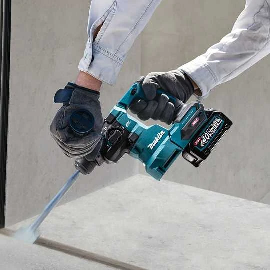 Makita HR010GZ Perforatorius XGT, 2,1 J, 20mm; 2,8kg, bešepetėlinis variklis, AWS (be AWS lusto), AVT; XPT; "Z" versija - komplektuojamas be akumuliatoriaus ir kroviklio