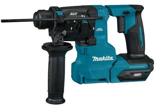 Makita HR010GZ Perforatorius XGT, 2,1 J, 20mm; 2,8kg, bešepetėlinis variklis, AWS (be AWS lusto), AVT; XPT; "Z" versija - komplektuojamas be akumuliatoriaus ir kroviklio