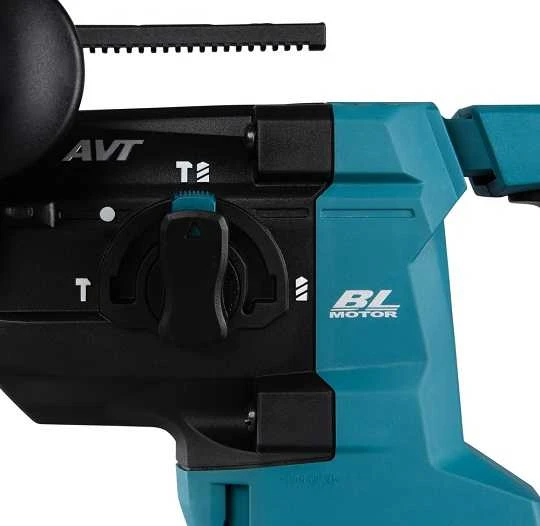 Makita HR010GZ Perforatorius XGT, 2,1 J, 20mm; 2,8kg, bešepetėlinis variklis, AWS (be AWS lusto), AVT; XPT; "Z" versija - komplektuojamas be akumuliatoriaus ir kroviklio
