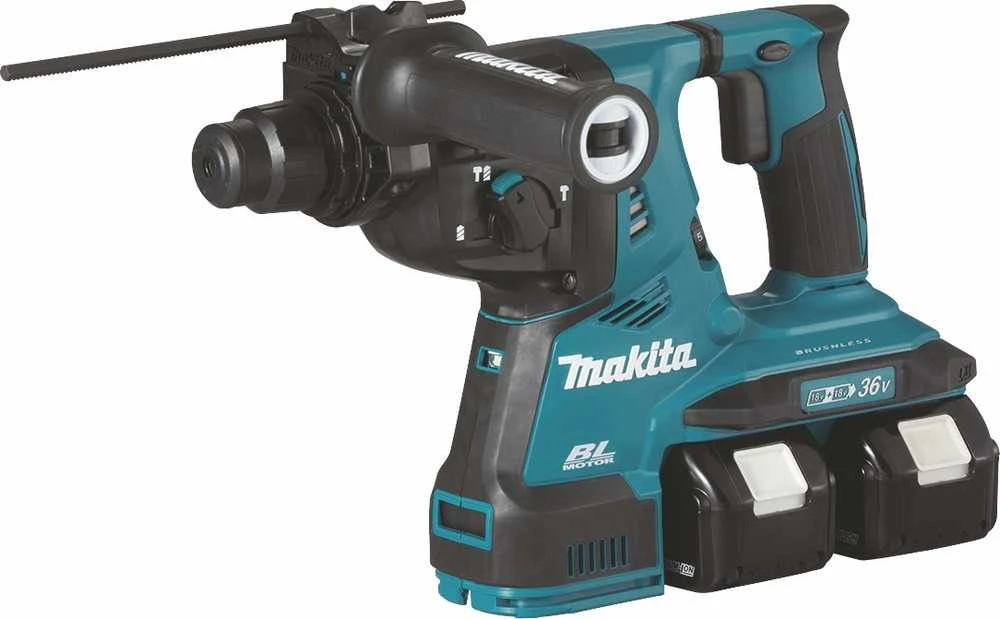 MAKITA GRĖŽIMO IR KALIMO PLAKTUKAS SDS-PLUS 2x18V 2.8J 2x5.0Ah DHR280PT2J