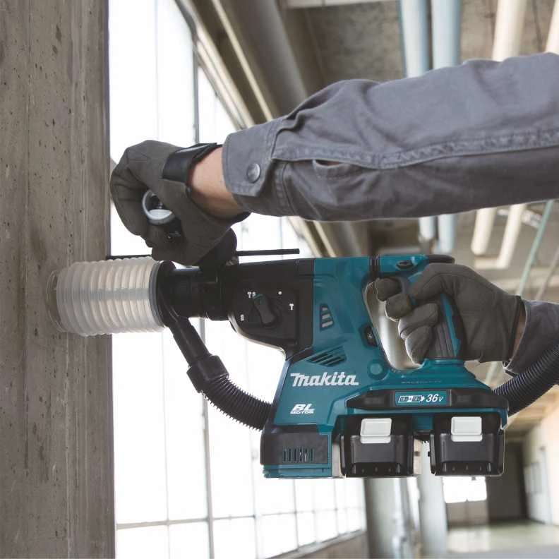 Makita DHR280Z perforatorius su dulkių nusiurbimo sistema