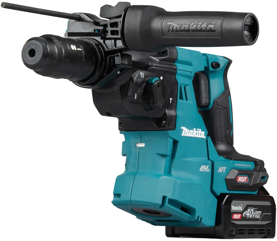 Makita HR012GZ Perforatorius XGT, 3,3 J, 28mm; 4,0kg, bešepetėlinis variklis, greitojo keitimo griebtuvas, AFT; AWS (be AWS lusto); AVT; XPT; "Z" versija - komplektuojamas be akumuliatoriaus ir kroviklio