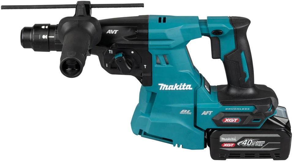 Makita HR012GZ Perforatorius XGT, 3,3 J, 28mm; 4,0kg, bešepetėlinis variklis, greitojo keitimo griebtuvas, AFT; AWS (be AWS lusto); AVT; XPT; "Z" versija - komplektuojamas be akumuliatoriaus ir kroviklio