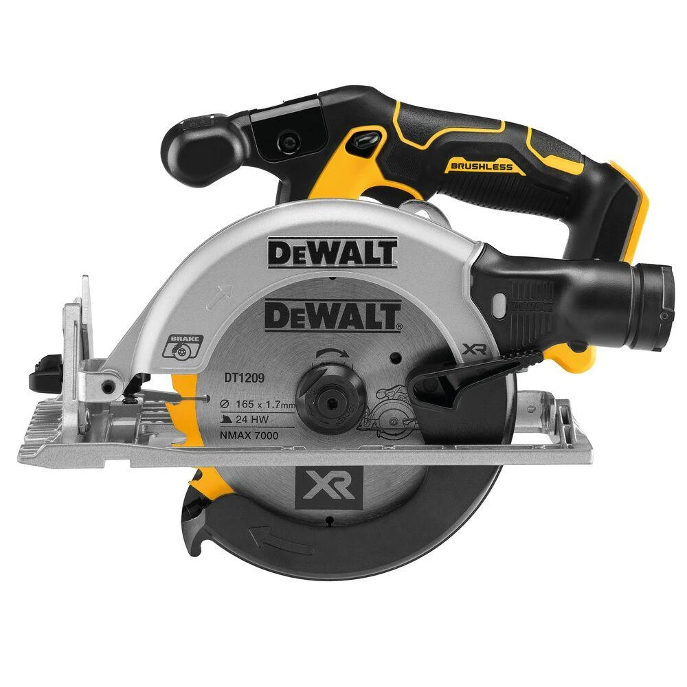 DEWALT Pjūklas 18V 165mm TSTAK DCS565NT