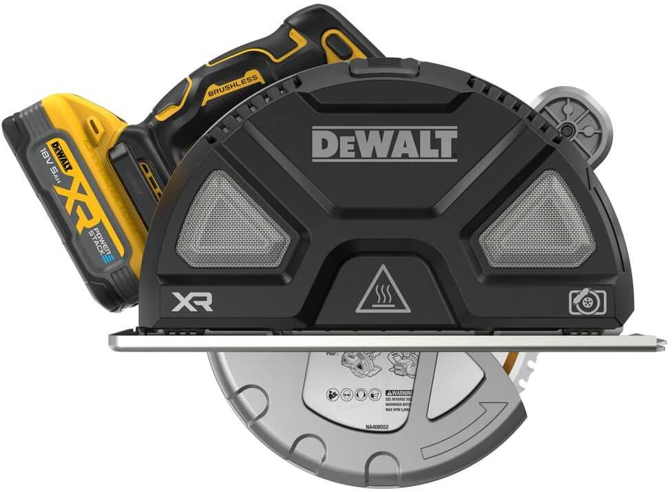 Dewalt 18 V XR metalo diskinis pjūklas 2 x 5 Ah PS