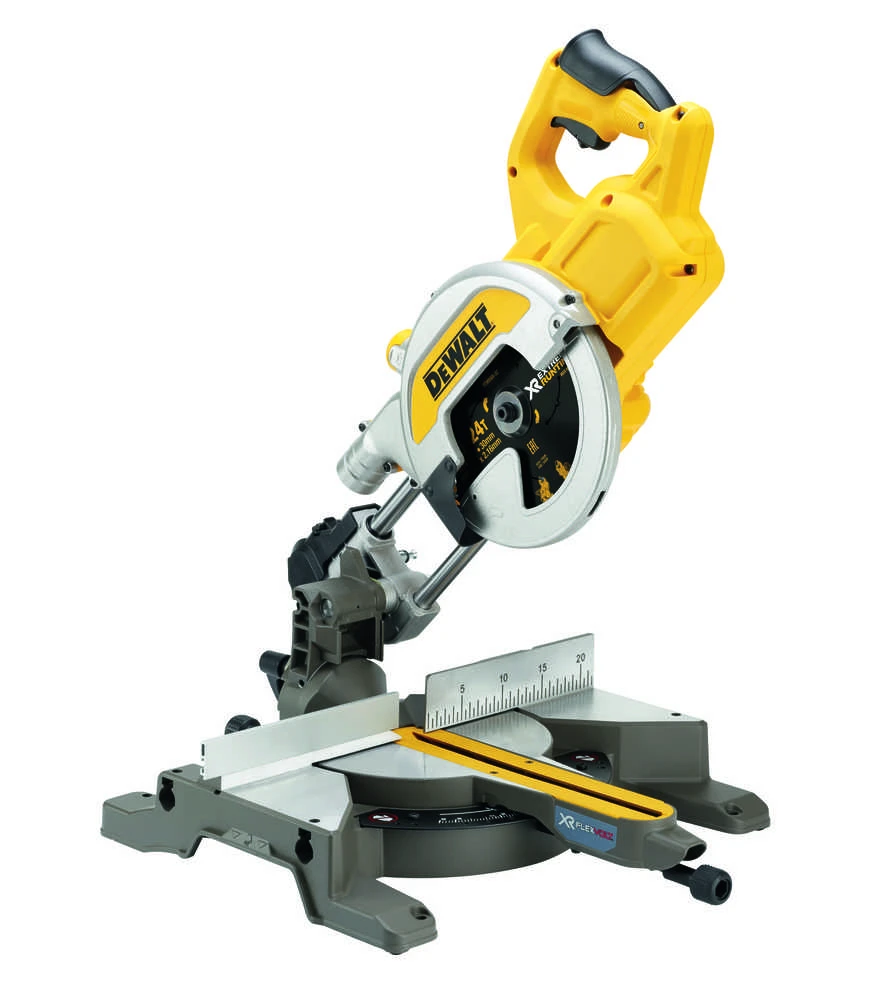Diskinis kampinis pjūklas FV216mm be akum. ir pakrovėjo DEWALT