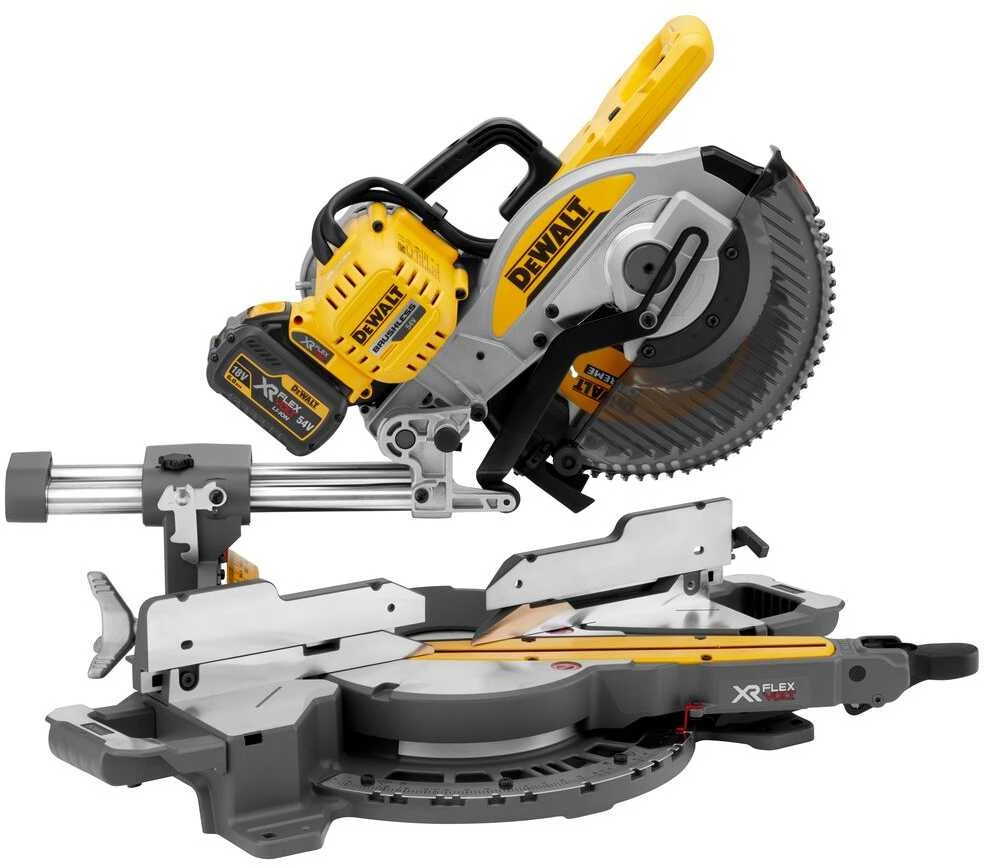 DeWalt DCS727T2 akumuliatorinės skersinio pjovimo staklės