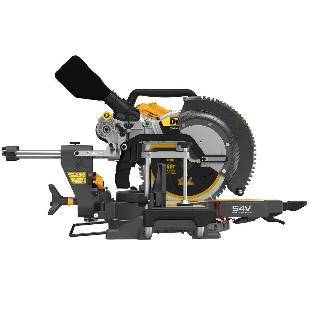 DeWALT skersinio pjovimo staklės DCS781N, FLEXVOLT 54V, 305 mm, be akumuliatoriaus ir kroviklio