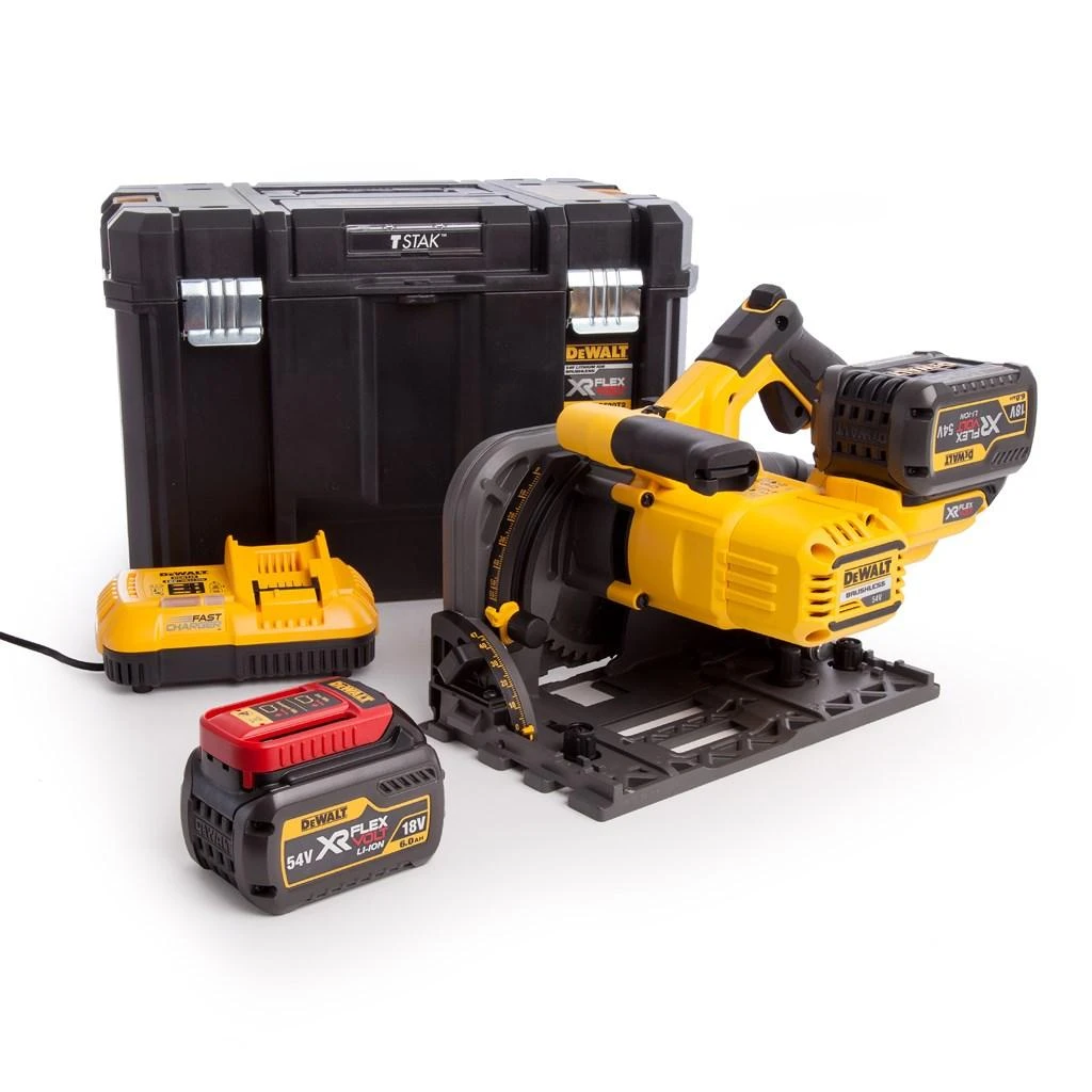 DeWALT DCS520T2R pjūklas su priedais ir lagaminu