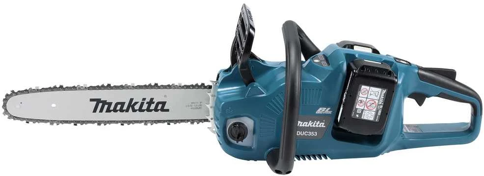 Makita DUC353Z Akumuliatorinis grandininis pjūklas, 2X18V, BL, 35cm, 20 m/s, be akumuliatorių ir kroviklio