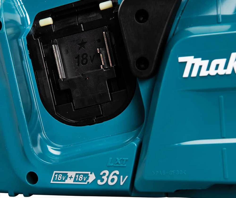 Makita DUC353Z Akumuliatorinis grandininis pjūklas, 2X18V, BL, 35cm, 20 m/s, be akumuliatorių ir kroviklio