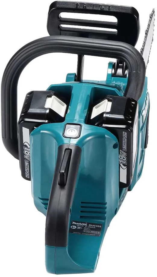 Grandininis pjūklas akumuliatorinė pjūklas grandininis 35cm, 2x18V Li-Ion LXT Makita [DUC355Z] + Dovana rękawice