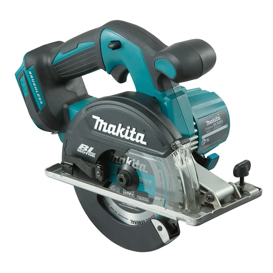 Makita DCS553Z Akumuliatorinis rankinis metalo pjūklas, 18 V, 57,5mm, ø150mm, Be akumuliatorių ir kroviklio!
