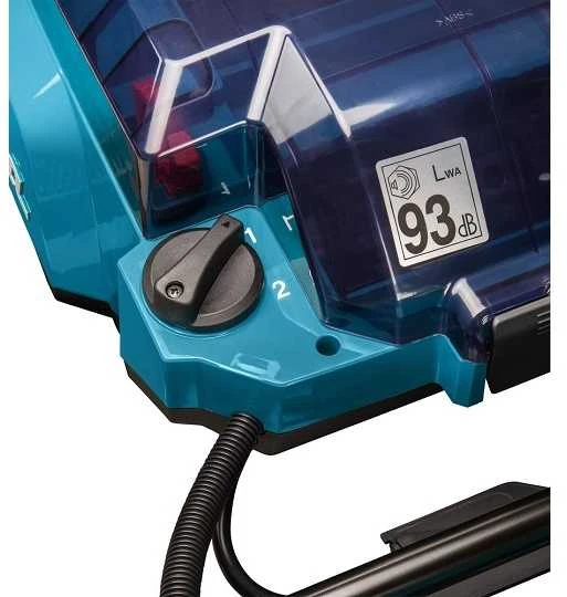 MAKITA.VIEJAŽOJIMAS 2x18V DLM532ZX2 SU PAVARA 53cm ALIUMININIS KORPUSAS