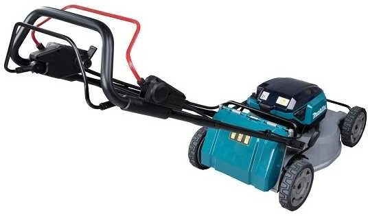 Akumuliatorinė savaeigė vejapjovė Makita DLM533ZX2; 2x18 V (be akumuliatoriaus ir pakrovėjo)