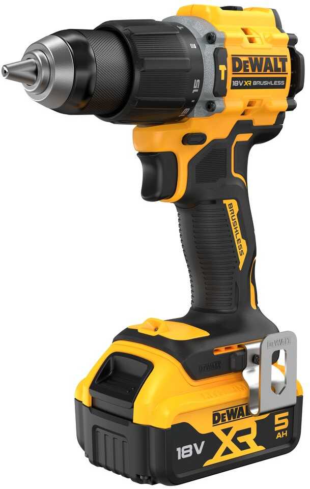 Akumuliatorinis smūginis suktuvas-gręžtuvas DeWalt DCD799P2T-QW; 18 V; 2x5,0 Ah akum.
