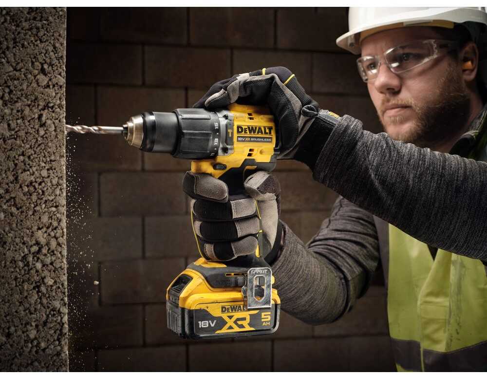 Akumuliatorinis smūginis suktuvas-gręžtuvas DeWalt DCD799P2T-QW; 18 V; 2x5,0 Ah akum.