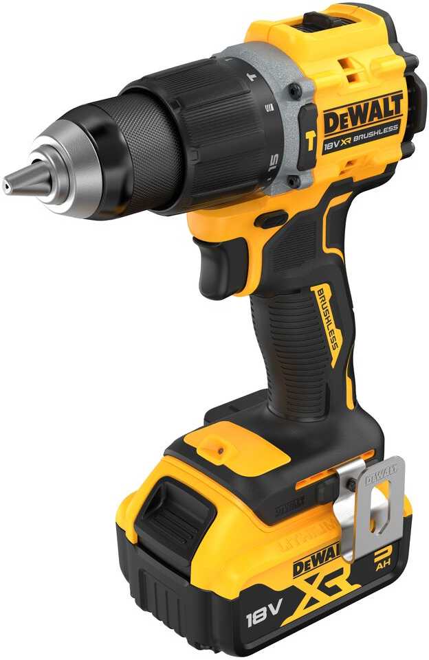 Akumuliatorinis smūginis suktuvas-gręžtuvas DeWalt DCD799P2T-QW; 18 V; 2x5,0 Ah akum.