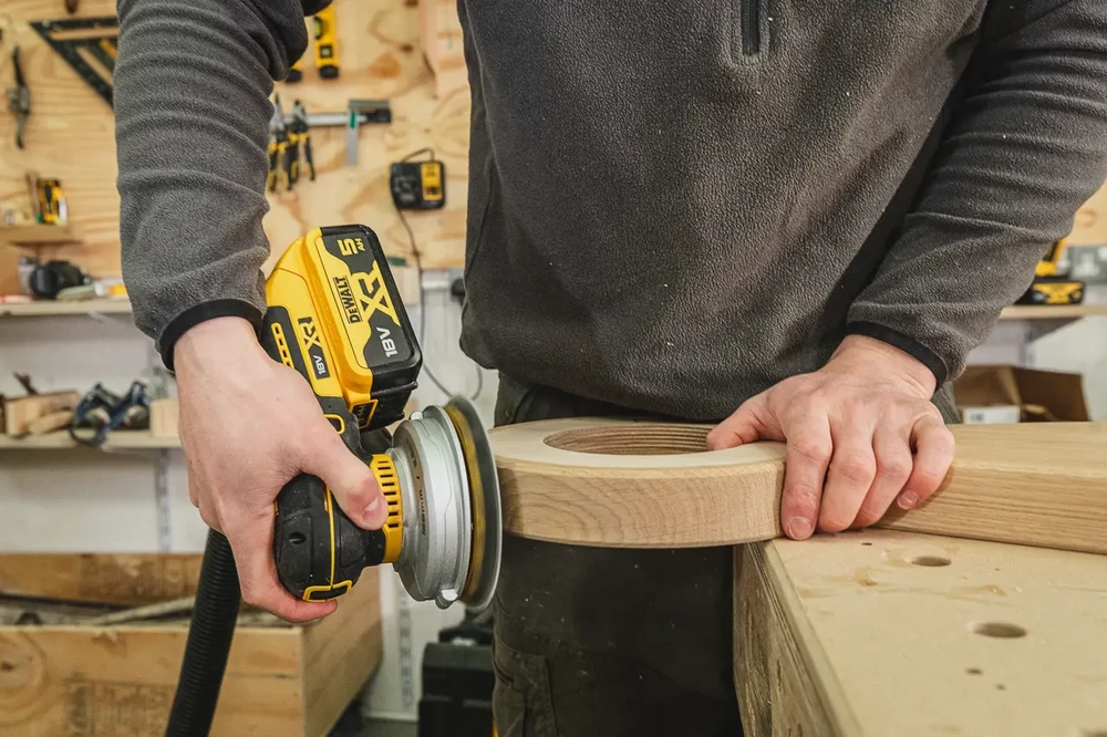 Šlifuoklis Dewalt DCW211NT Belaidis ekscentrinis šlifuoklis 125 mm 18 V TSTAK vieno dydžio
