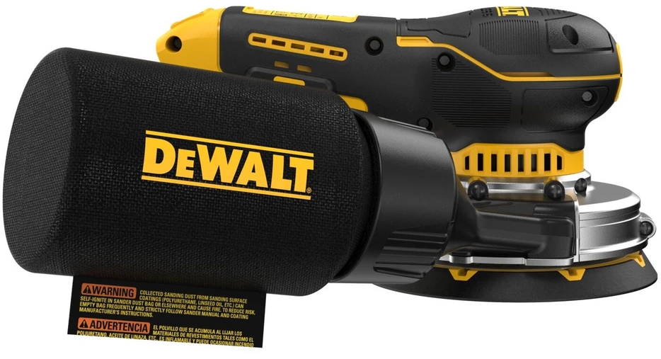 akumuliatorinė szlifierka mimośrodowa 125mm, 18V XR, DeWALT [DCW211N-XJ]