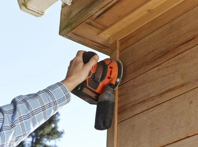 Black & Decker Juodas & Decker Ekscentrinis šlifuoklis Juodas & Decker BDCROS18N-XJ; 18 V (be akumuliatoriaus ir pakrovėjo)