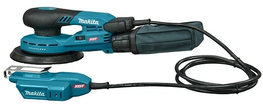 Makita BO002CGZ Akumuliatorinis ekscentrinis šlifuoklis XGT 40V, 150mm/5mm, AWS (be AWS lusto), Be akumuliatorių ir kroviklio!