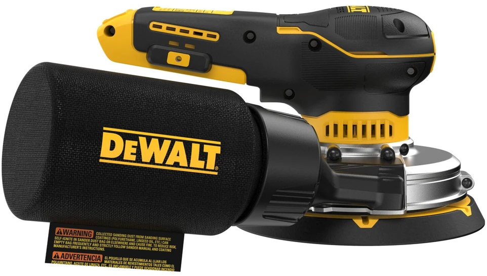 akumuliatorinė szlifierka mimośrodowa 150mm, 18V XR, DeWALT [DCW230N-XJ]