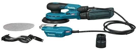 Makita BO002CGZ Akumuliatorinis ekscentrinis šlifuoklis XGT 40V, 150mm/5mm, AWS (be AWS lusto), Be akumuliatorių ir kroviklio!