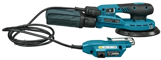 Makita BO002CGZ Akumuliatorinis ekscentrinis šlifuoklis XGT 40V, 150mm/5mm, AWS (be AWS lusto), Be akumuliatorių ir kroviklio!