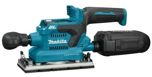 Makita DBO382Z akumuliatorinis šlifuoklis su dulkių maišeliu