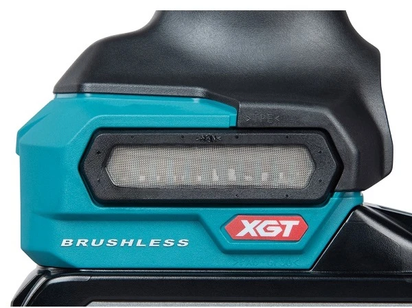 akumuliatorinė szlifierka prosta, 40V max XGT, 6mm, Makita [GD002GM201] 2x4,0Ah, jungiklis łopatkowy