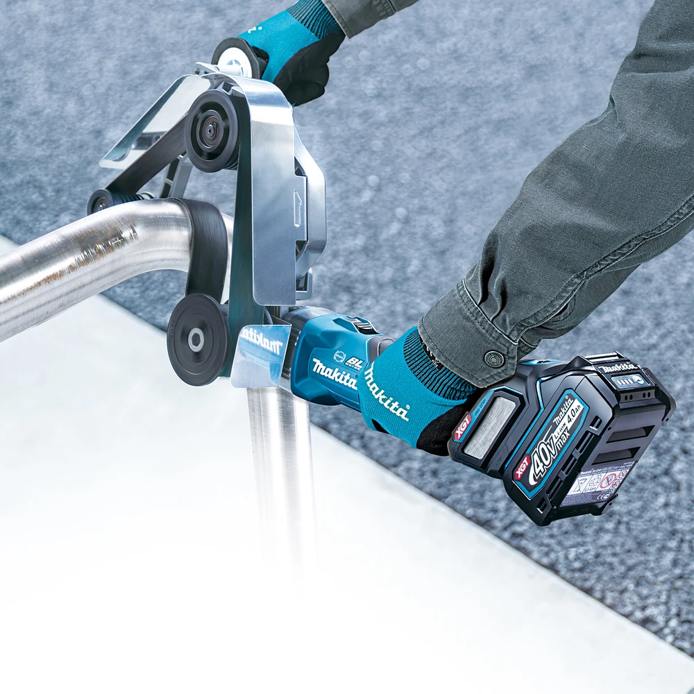 Makita BS002GZ Juostinis šlifuoklis XGT, 40V MAX, 76 x 533 mm, Be akumuliatorių ir kroviklio!