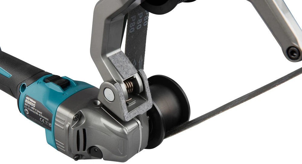 Makita BS002GZ Juostinis šlifuoklis XGT, 40V MAX, 76 x 533 mm, Be akumuliatorių ir kroviklio!